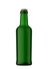 green beer bottle