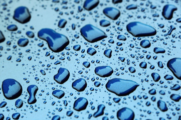 Abstract Background of raindrop early morning after heavy  rain