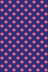 Seamless pattern with flowers and hearts in romantic vintage style. Stock illustration for web and printbackground, wallpaper, textile, scrapbooking and wrapping paper.