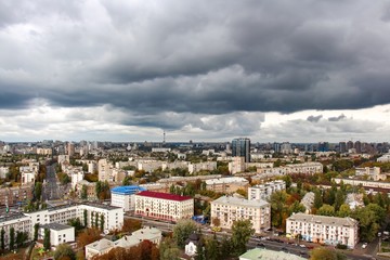 panorama of Kyiv city 