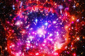 Obraz premium Amazing galaxy view and stars. The elements of this image furnished by NASA.