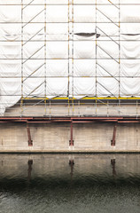 Baustelle an der Spree