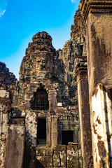 A beautiful view of Angkor Wat temple and nature at Siem Reap, Cambodia.