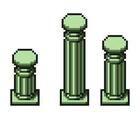 retro 8bit column for game developers