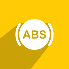 abs icon , anti lock braking system icon