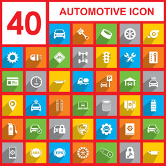 automotive set icon , set icon
