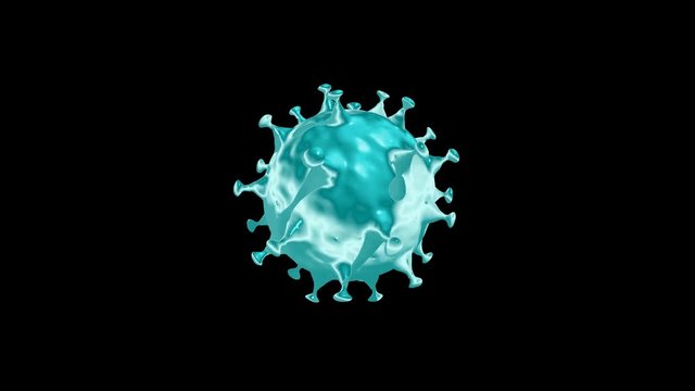 3d rendered corona virus,New corona virus video footage