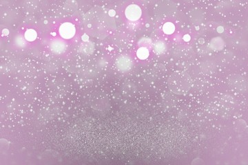 pink cute shining glitter lights defocused bokeh abstract background with sparks fly, festive mockup texture with blank space for your content