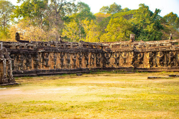 A beautiful view of Angkor Wat temple at Siem Reap, Cambodia.