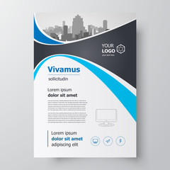 Flyer brochure design, business flyer size A4 template, creative leaflet