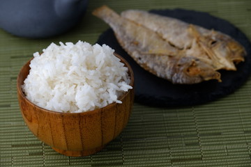 fried rice with chicken