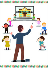 Back to school
Teachers and students use teaching and learning. Various subjects via online media
Can stay at home and chat on the laptop with various programs for convenience when the virus spreads