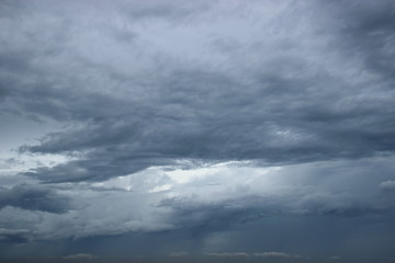 Obraz premium dark cloud almost night evening time 