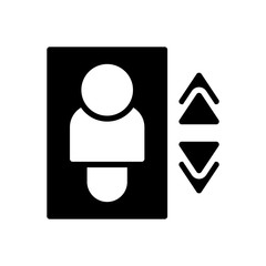 elevator glyph icon