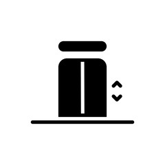 elevator glyph icon