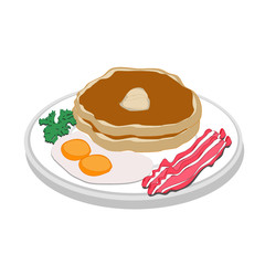 A minimal detail breakfast illustration
