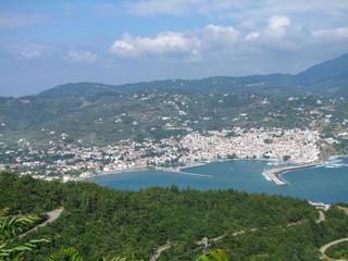 Fototapeta na wymiar Skopelos at the Sporades