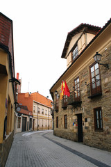 Fototapeta na wymiar street and buildings in astorga (spain)