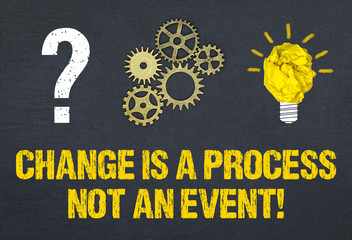 Change is a process, not an event!