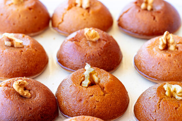 Walnut and kemalpaşa dumpling on Turkish business