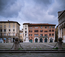 Fototapeta na wymiar Lucca in lockdown