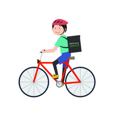 delivery service, eats, bycicle, man, life style