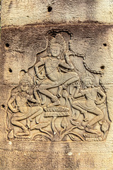 Apsara bayon temple, Siem Reap, Cambodia.