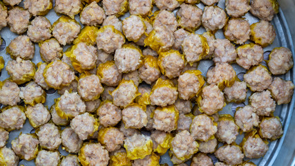 Kanom Jeeb or Pork Dumplings