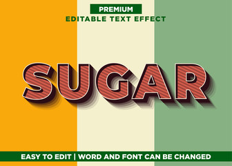 Retro - 3d Illustrator Text Effect font Style