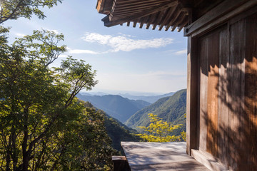 Nageiredo Temple in Tottori Prefecture, Japan