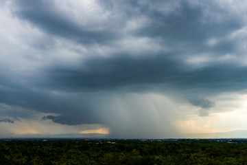 thunder storm sky Rain clouds