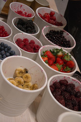 Fruits of the forest, blackberry, strawberry, blueberry