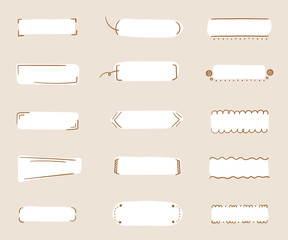 おしゃれな手書きの見出しやタイトルの装飾/素材/吹き出し