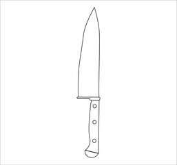 knife. illustration for web and mobile