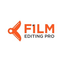 logo design editing film vector