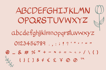 This set is alphabets A-Z, numeral and punctuation that you can use on your logos, social media, print etc.