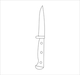 knife. illustration for web and mobile