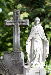 National Memorial Museum Lychakiv Cemetery. Lviv, Ukraine.