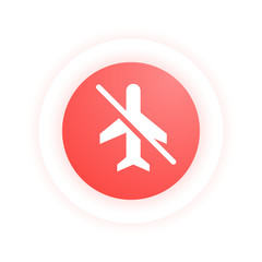 Obraz premium No Flight - Icon