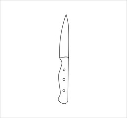 knife. illustration for web and mobile