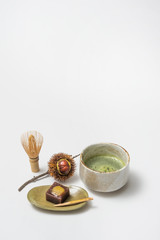 栗ようかん youkan is sweet jelly from japanese beans