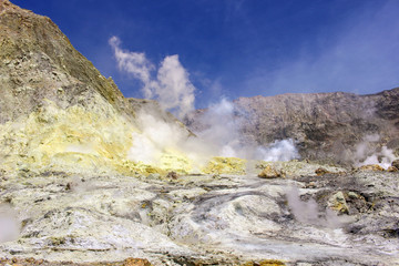 White Island Volcano in New Zealand