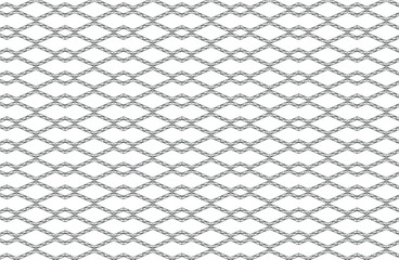 Black intersecting zigzag black outline pattern makes diamond shapes, vector illustration geometric design