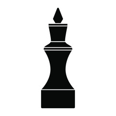 chess piece king icon vector isolated. Stock illustration