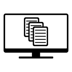 Dokument und Monitor