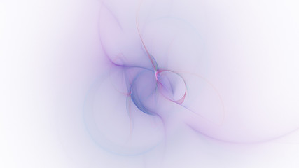 Abstract colorful blue and violet glowing shapes. Fantasy light background. Digital fractal art. 3d rendering.