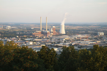A VIew to the City of Heilbronn, Baden-Württemberg, Germany