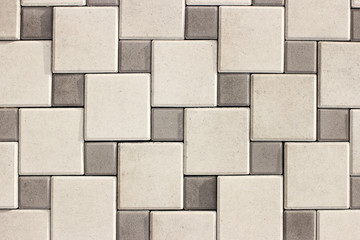 Gray paving slabs - abstract background, texture, exhibition stand