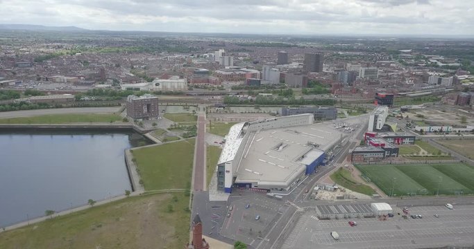Video of the old dockside town of Middlesbrough
