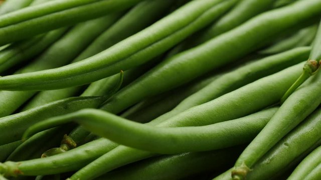 Green beans close up. Food background